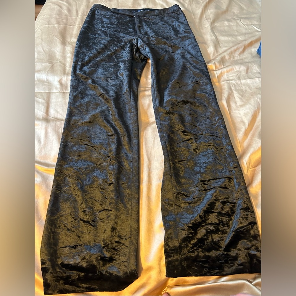 Ralph Lauren black velvet trousers size 12